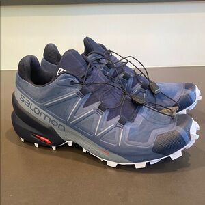 Salomon Speedcross 5 Trail Running Shoes Blue US 8